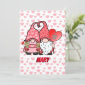 格言カップルパーソナライズされた(前面に名前あり) シーズンカード (スタンド正面)