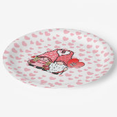 格言カップル ペーパープレート (アングル)