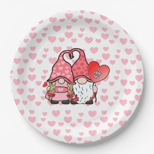 格言カップル ペーパープレート (正面)