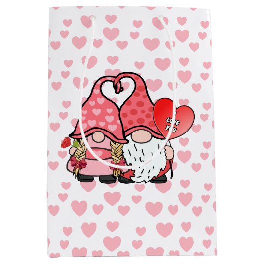 格言カップル ミディアムペーパーバッグ (正面)