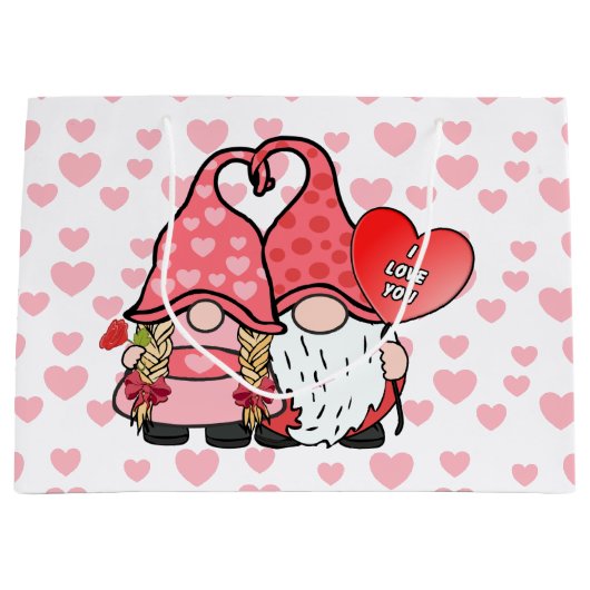 格言カップル ラージペーパーバッグ (正面)