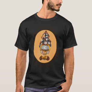 格言カボチャのスパイスコーヒー豆の愛の今日の予報 Tシャツ