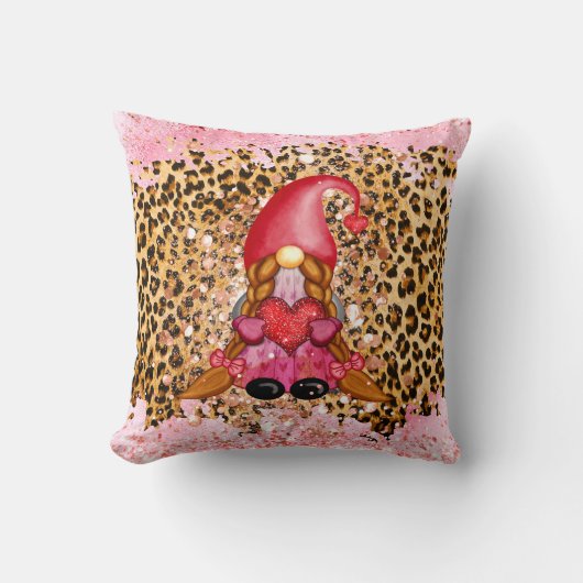 格言ガーリーバレンタインデコール クッション (正面)