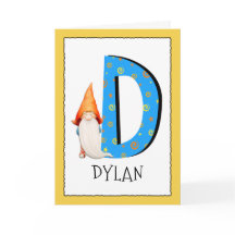 格言キッズレターDの名前と年齢の誕生日挨拶