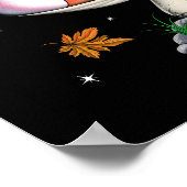 格言キノコ瞑想 ポスター (角)