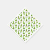 格言キャンディーケインハートクリスマスフェスティバルおもしろい スタンダードカクテルナプキン (角)