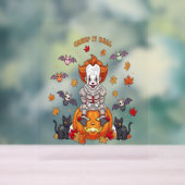 格言キュートカボンプキンハロウィーン アクリルサイン (ニュートラル)