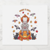 格言キュートカボンプキンハロウィーン スパークリングワインラベル (シングルラベル)