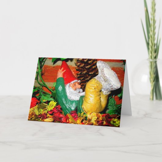 格言ギグルグリーティングカード カード (正面)