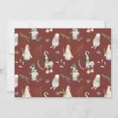 格言クリスマスウッドランド写真 シーズンカード (裏面)