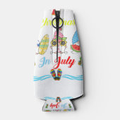 格言クリスマスサマーおもしろい ボトルクーラー (裏面)