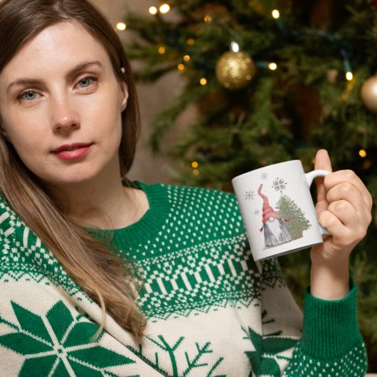 格言クリスマスツリースターズハッピーホリデー コーヒーマグカップ