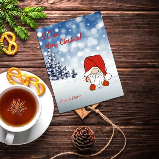 格言クリスマスツリー シーズンポストカード