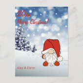 格言クリスマスツリー シーズンポストカード (正面)