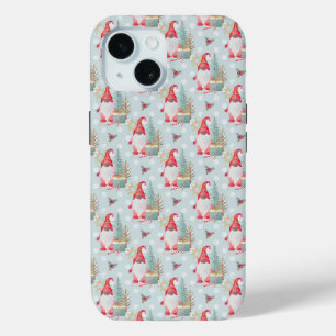 格言クリスマスパターン iPhone 15ケース