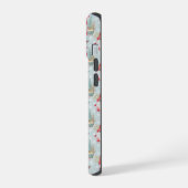 格言クリスマスパターン iPhone 15ケース (左側面)