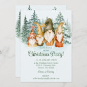 格言クリスマスパーティの招待状 招待状 (正面/裏面)
