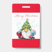 格言クリスマスパーティーバッジ バッジ (裏面)
