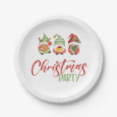 格言クリスマスパーティー紙プレート ペーパープレート (正面)