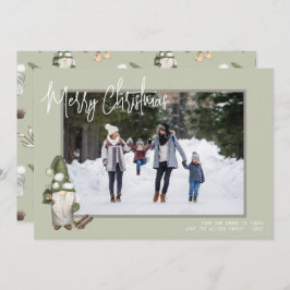 格言クリスマスフォトホリデーカード シーズンカード