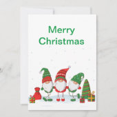 格言クリスマスプレゼント交換 招待状 (正面)