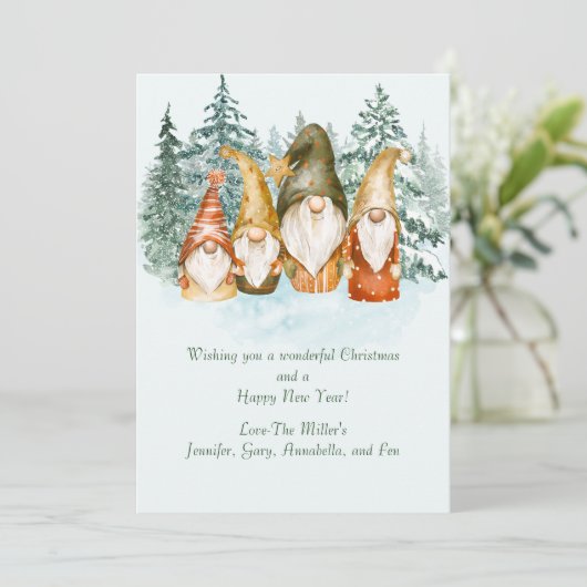 格言クリスマスホリデーカード シーズンカード (スタンド正面)