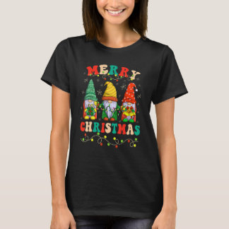 格言クリスマスライトパジャマスメリークリスマスマッチング Tシャツ
