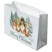 格言クリスマス抱き枕 ラージペーパーバッグ (裏面アングル)