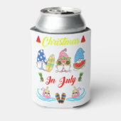 格言クリスマス（7月の夏） 缶クーラー (缶裏面)
