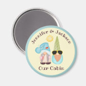 格言クルージングカップルステートルームドアマーカー マグネット (正面/裏面)