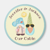 格言クルージングカップルステートルームドアマーカー マグネット (正面)