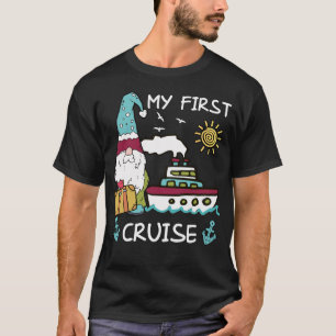 格言クルーズおもしろい初めてのクルージング Tシャツ