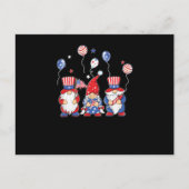 格言グノミー独立記念日7月4日 ポストカード (正面)