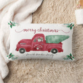 格言グノーミーツリーファームレッドトラックウォーターの色 ランバークッション (ブランケット)