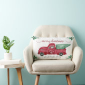 格言グノーミーツリーファームレッドトラックウォーターの色 ランバークッション (椅子)