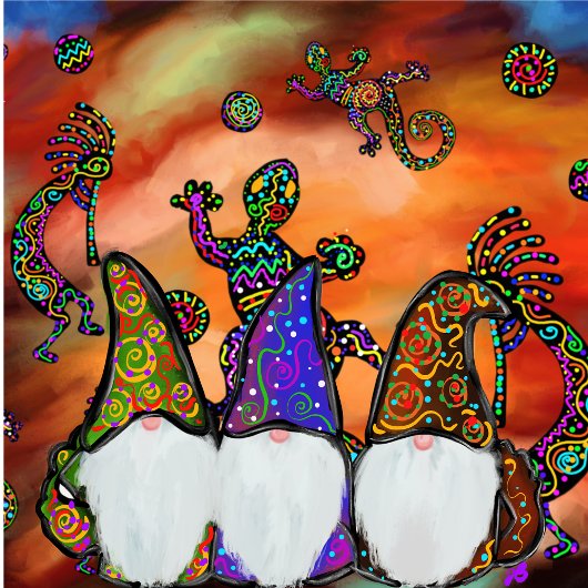 格言ココペリアート スクエアシール