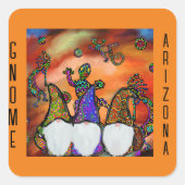 格言ココペリアート スクエアシール (正面)