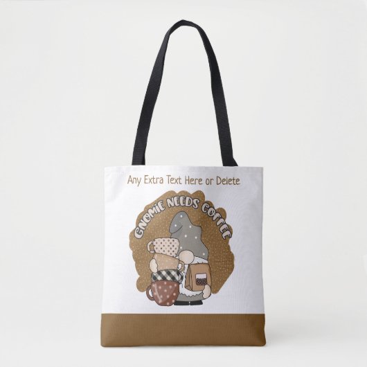 格言コーヒー好きかわいい女おもしろい性かわいい トートバッグ (正面)