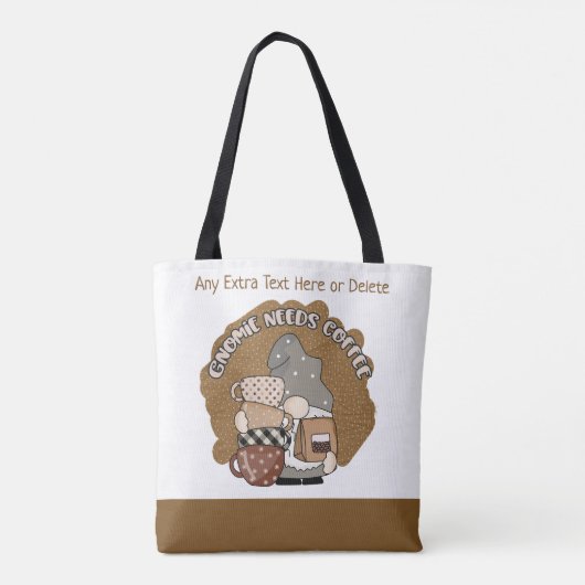 格言コーヒー好きかわいい女おもしろい性かわいい トートバッグ (裏面)