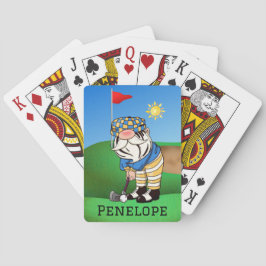 格言ゴルフモノグラムクラシックトランプ トランプ