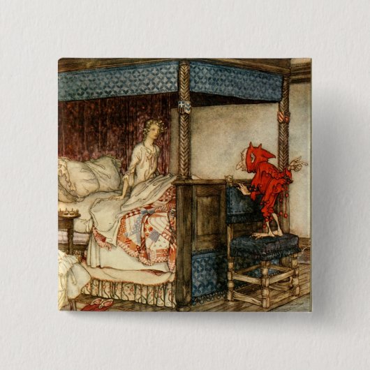 格言サプライズbyアーサー・ラッカム 缶バッジ (正面)