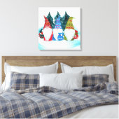 格言サンタ キャンバスプリント (インサイチュ (寝室))