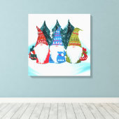 格言サンタ キャンバスプリント (インサイチュ (ウッドフロア))