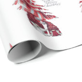 格言サンタ&ミセスクロースラッピング紙 ラッピングペーパー (ロールコーナー)