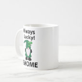 格言シャムロックラッキーSt patricks day格言 コーヒーマグカップ (正面左)