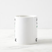 格言シャムロックラッキーSt patricks day格言 コーヒーマグカップ (中央)