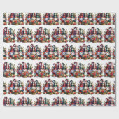 格言ジョイ・フォー・ザ・ホリデー ラッピングペーパー (フラット)