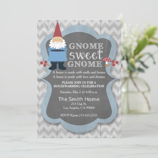 格言スイート格言引っ越し祝いパーティーパーティの招待状 招待状 (スタンド正面)