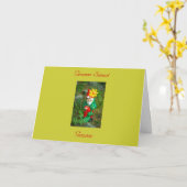 格言スイート格言 カード (黄色い花)