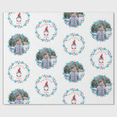 格言スウィート格言かわいいフローラリースカスタム写真 ラッピングペーパー (フラット)